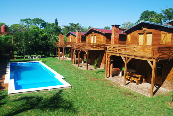 cabanas en santa fe frente al rio,