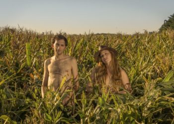 Dos veganos escapando de una vaca