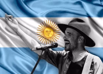 Día de la Bandera en Rosario con Abel Pintos