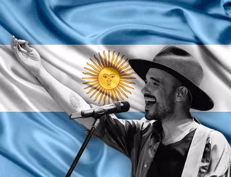Día de la Bandera en Rosario con Abel Pintos